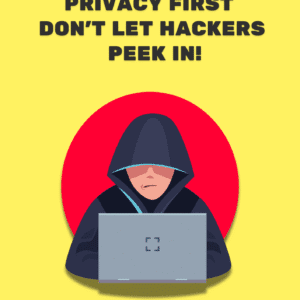 Privacy first awareness poster