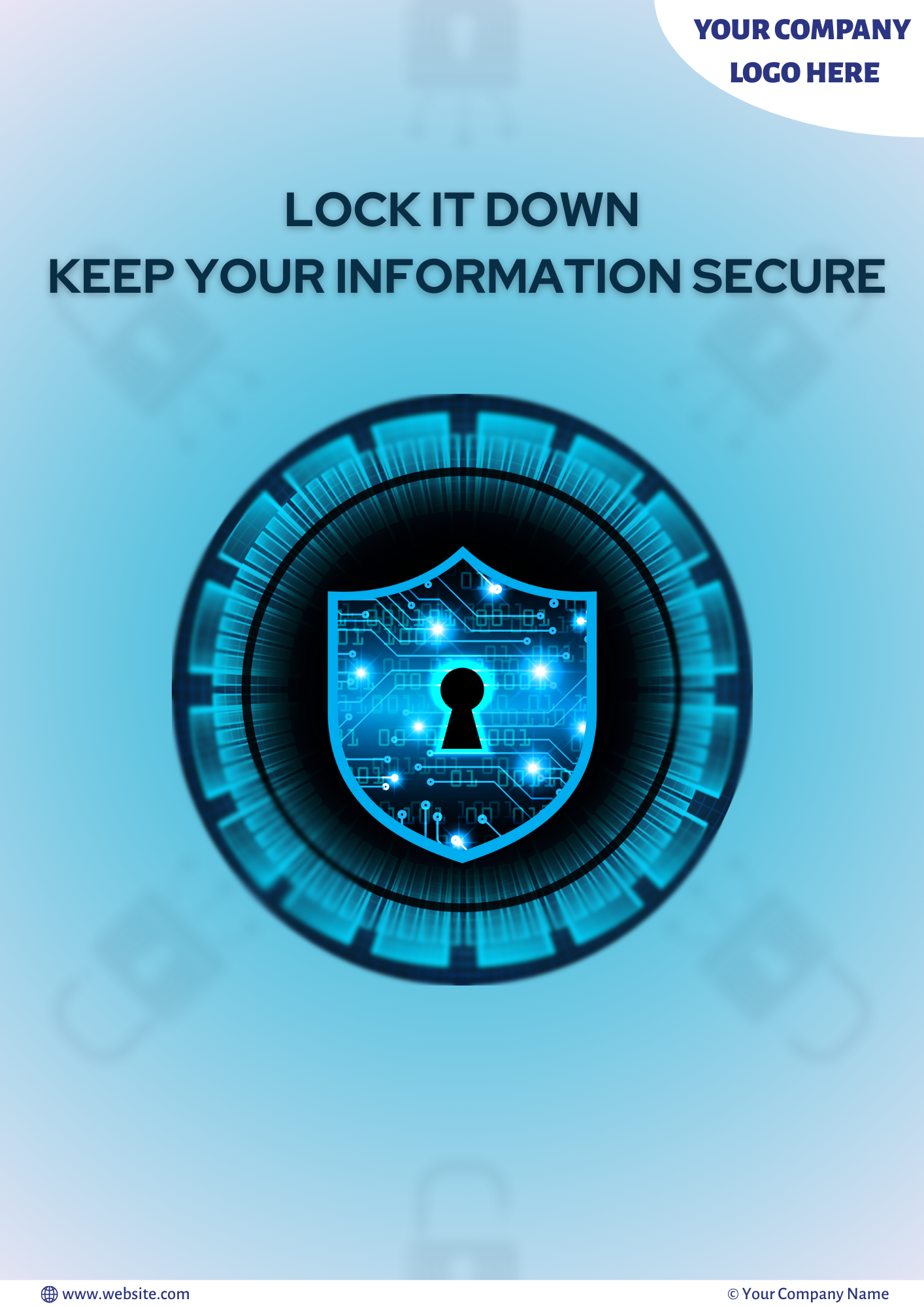 Device security awareness poster