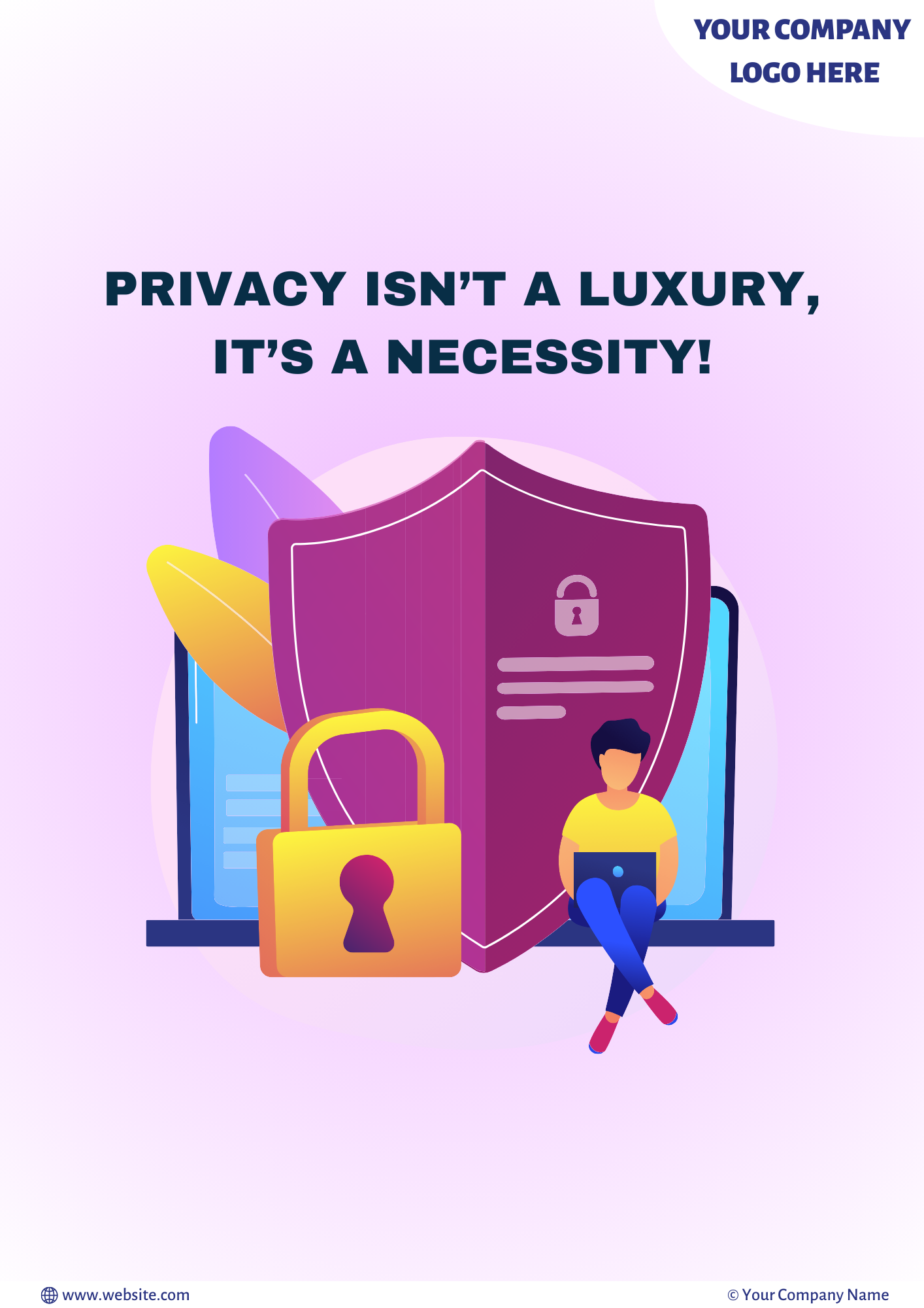 Privacy rights awareness poster
