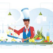 Food vegetarian dish